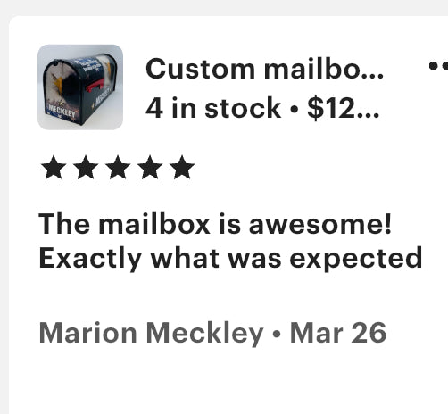 Patriotic American Custom Mailbox Christmas Day Gifts