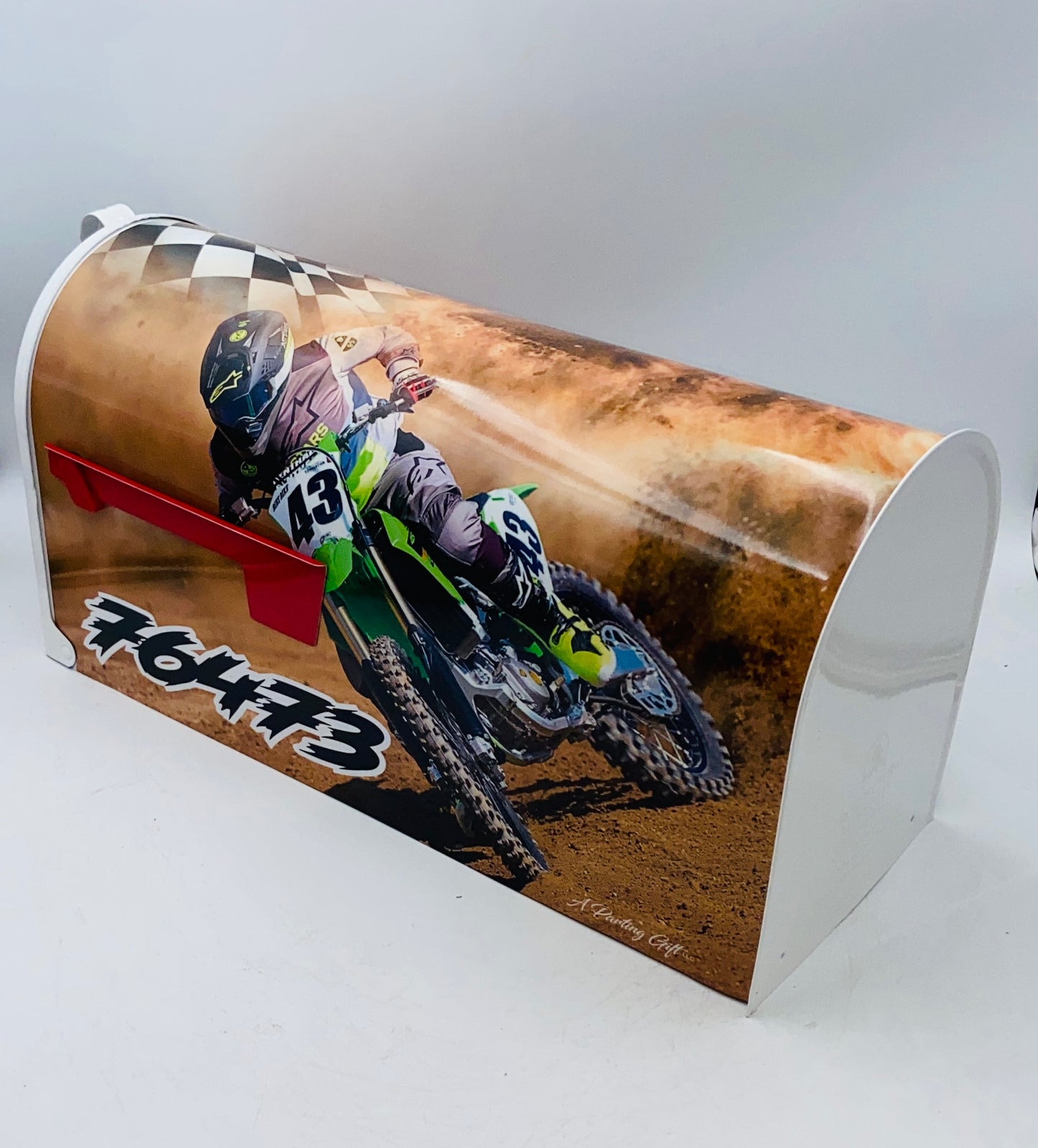 Custom Dirt Bike Mailbox: Add excitement to your curb appeal