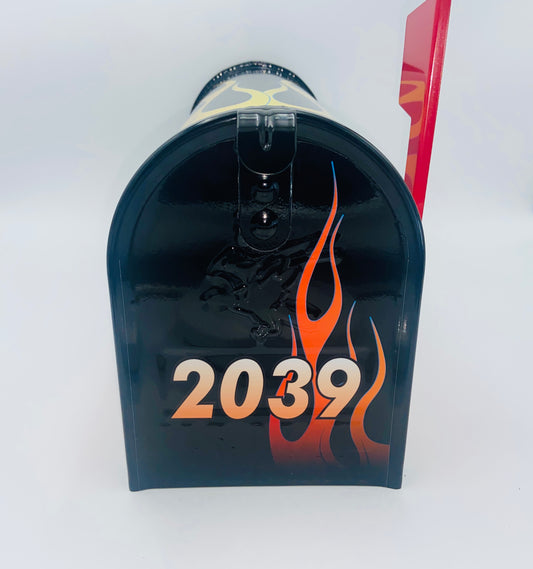 Pinstriping Hotrod Custom Mailbox Gift for Dad