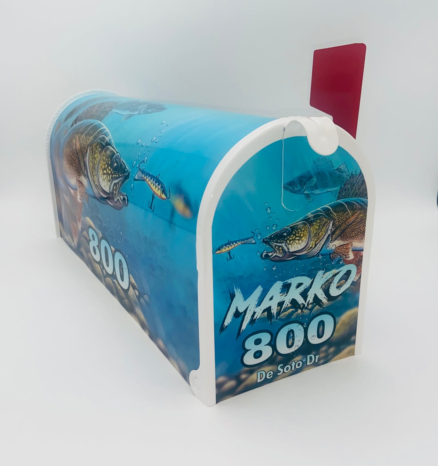 Walleye Custom Mailbox Beach Decoration gift idea