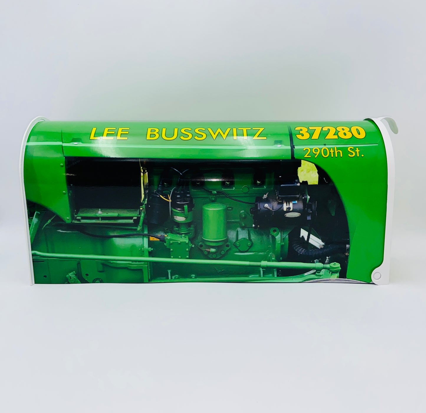 Tractor Farm custom mailbox gift