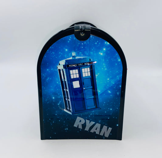 Science fiction custom mailbox gift for Dad and Mom