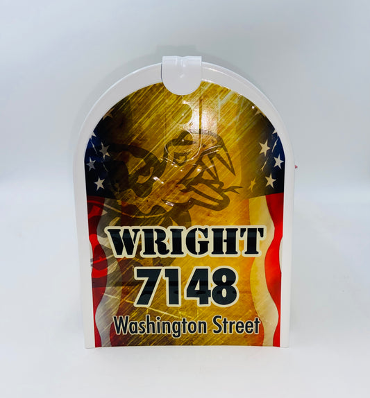 Don't tread on me Custom Mailbox Patriotic Gift