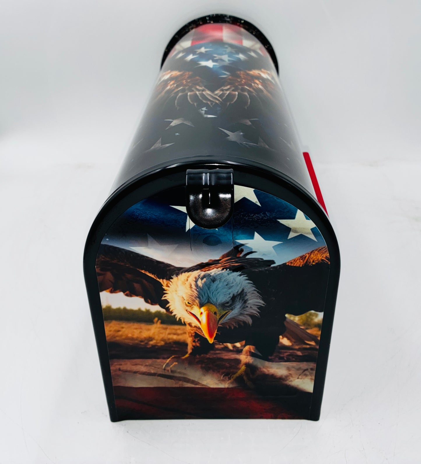 Eagle landing custom mailbox:  Patriotic father's day Gift