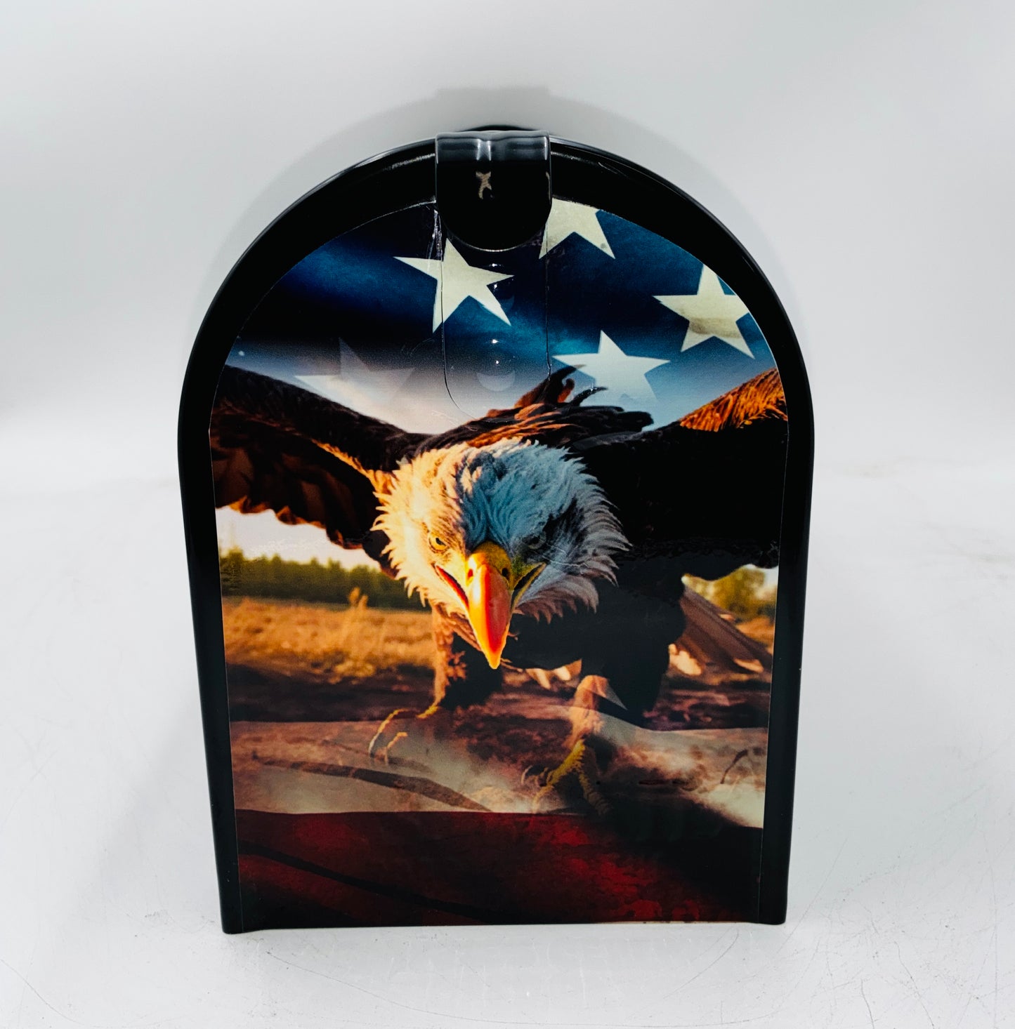 Eagle landing custom mailbox:  Patriotic father's day Gift