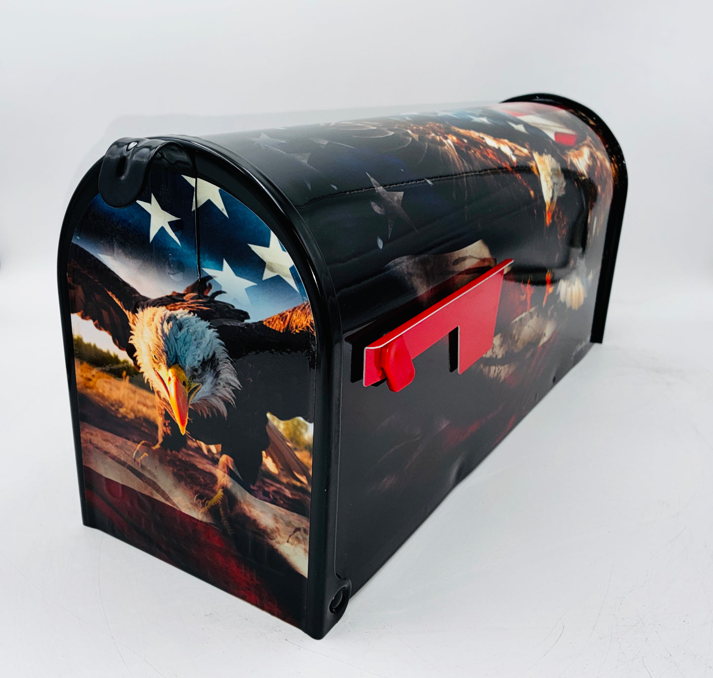 Eagle landing custom mailbox:  Patriotic father's day Gift
