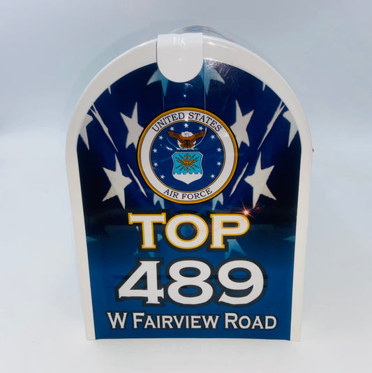 Air Force Customized Mailbox, Gift for him, Gift for Pilot