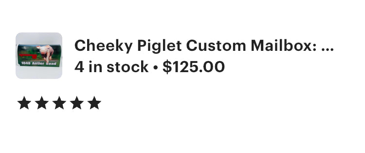 Cheeky Piglet Custom Mailbox: Add a Fun Farm Twist to Your Curb Appeal