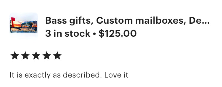 Bass Fish Mailbox is a wonderful Gift for your Grandparents