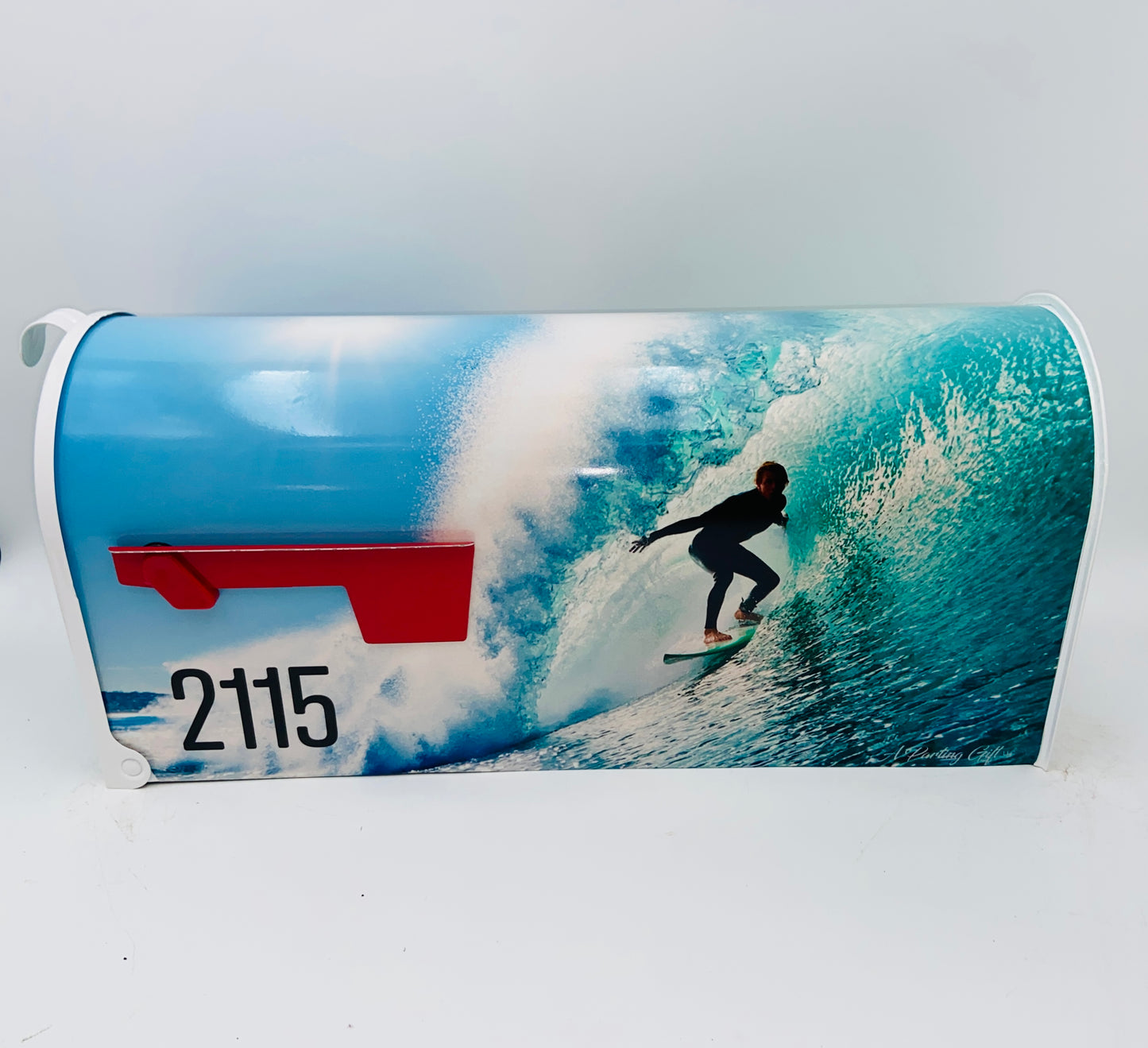 Surfing Custom Mailbox, Beach Decor Freedom Gift