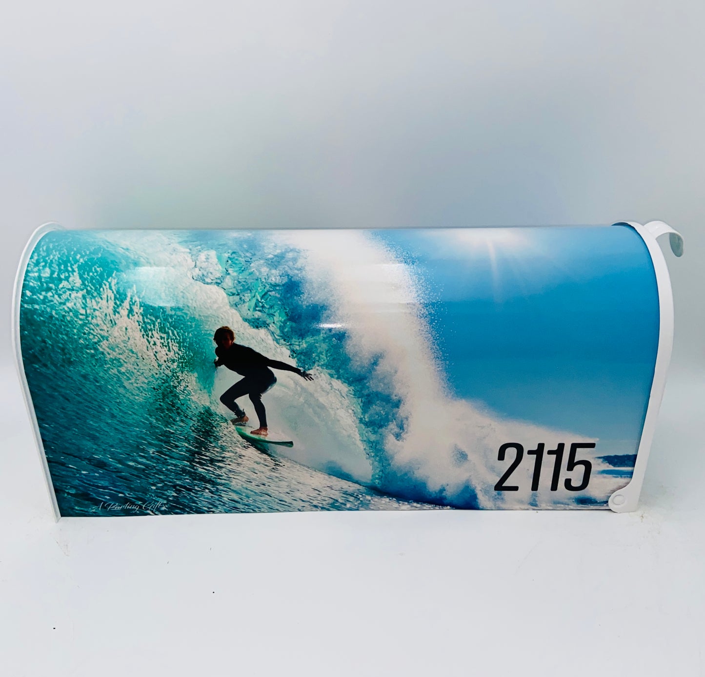 Surfing Custom Mailbox, Beach Decor Freedom Gift