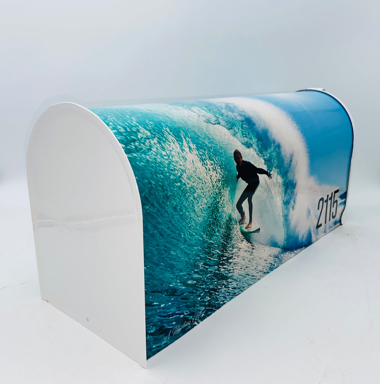 Surfing Custom Mailbox, Beach Decor Freedom Gift