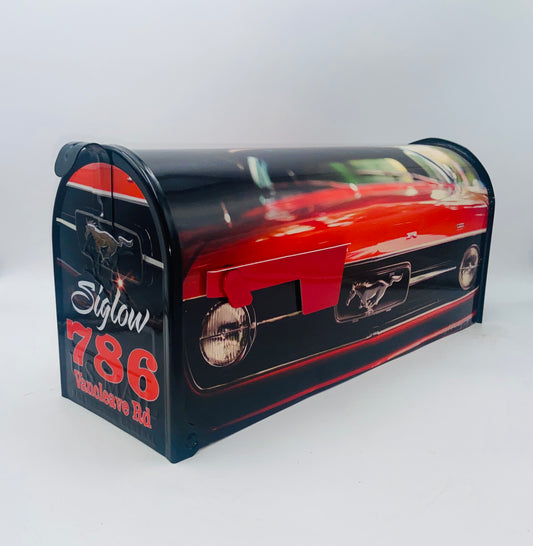 Auto Shop Mailbox, Mailbox for Dad, Classic car gift for Mom, American classic