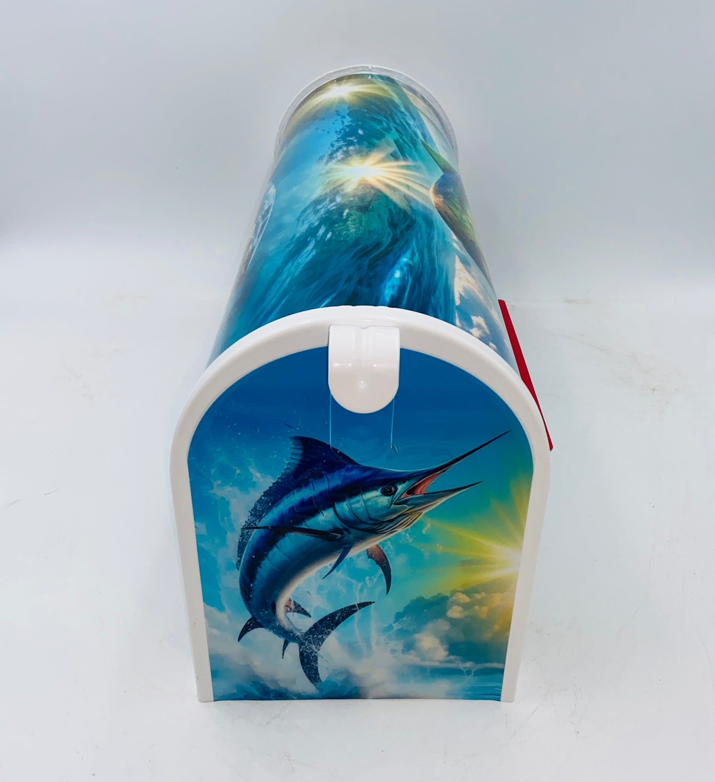 Marlin with Fish Custom Mailbox Gift Idea for Beach House