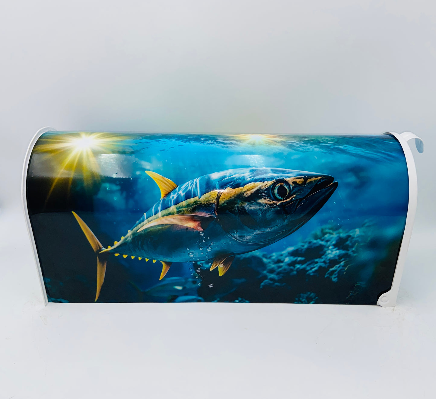 Marlin with Fish Custom Mailbox Gift Idea for Beach House