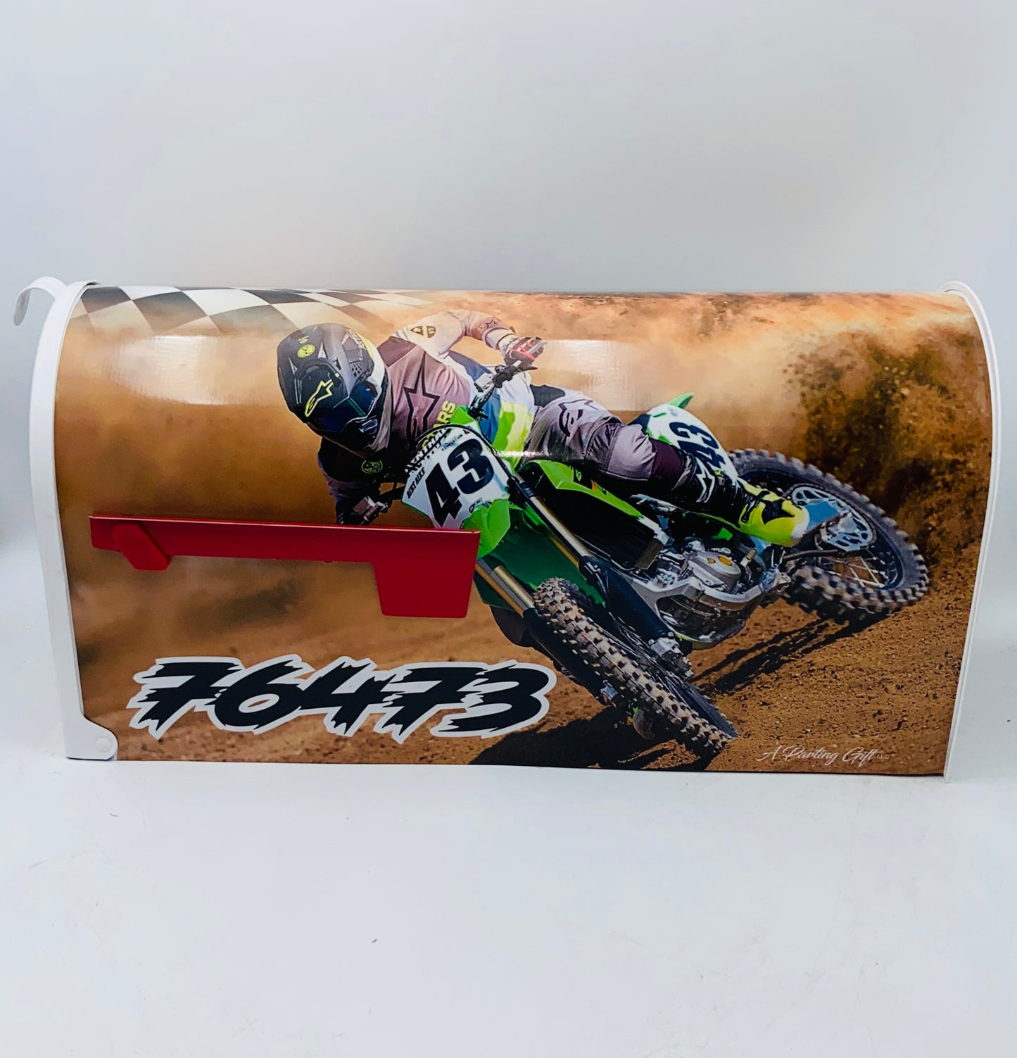 Custom Dirt Bike Mailbox: Add excitement to your curb appeal