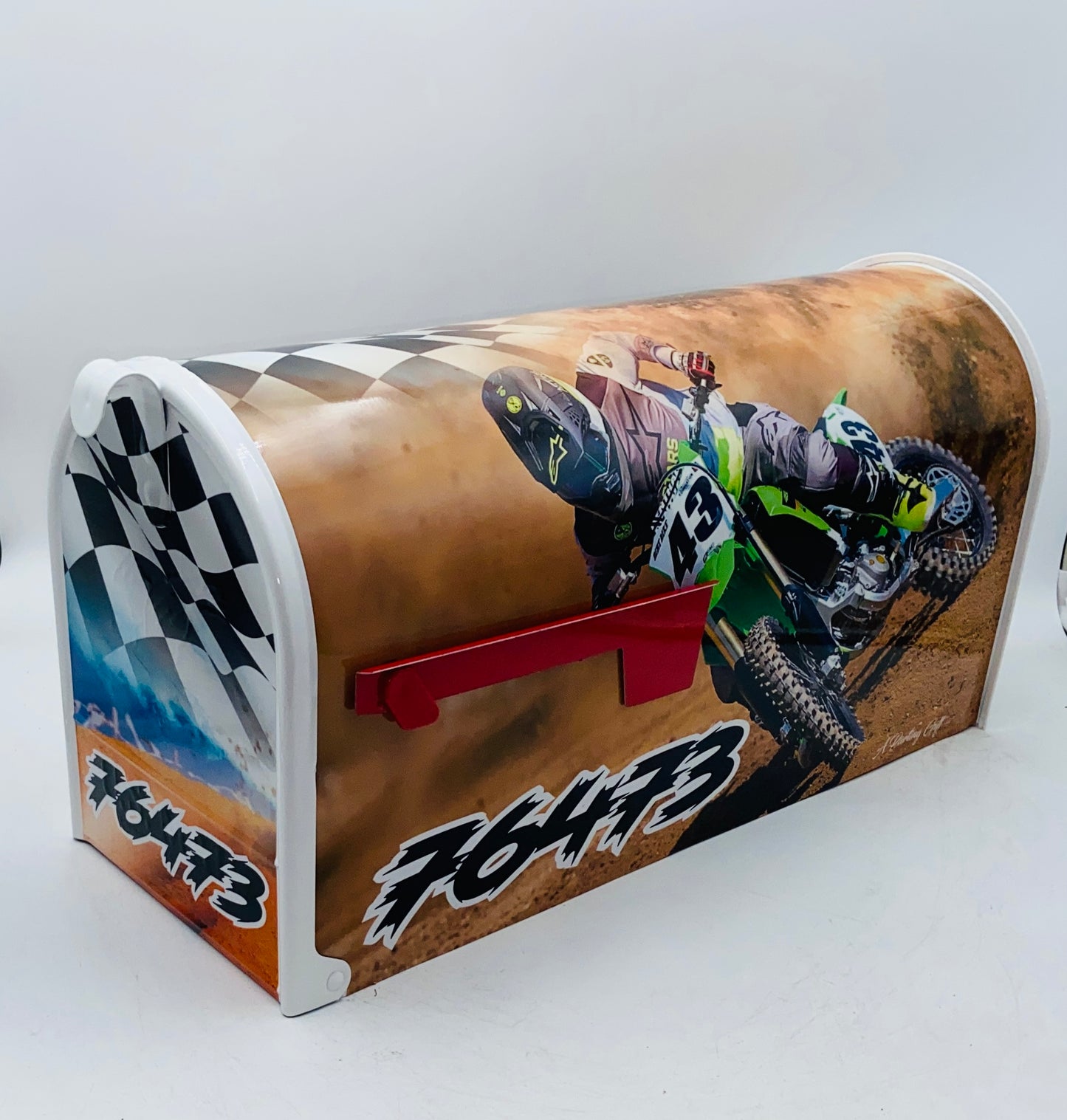 Custom Dirt Bike Mailbox: Add excitement to your curb appeal