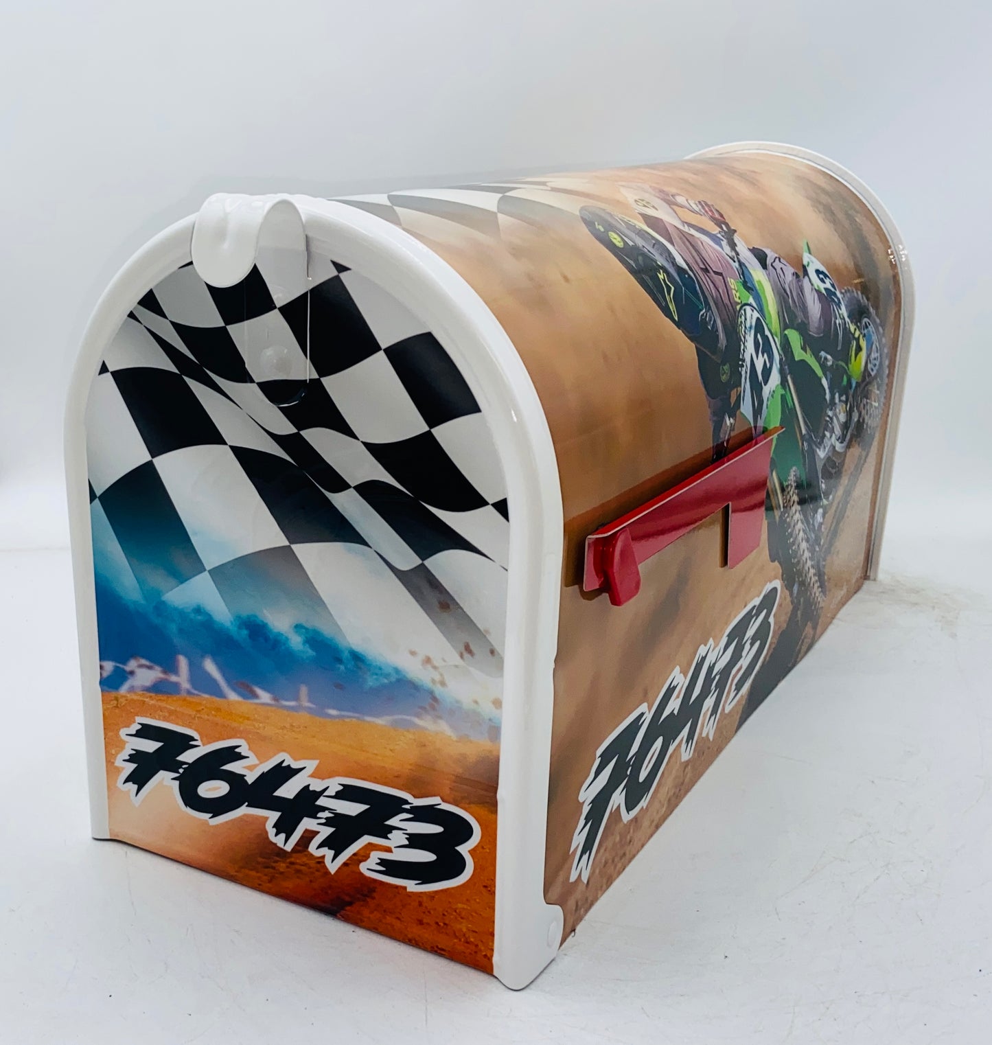 Custom Dirt Bike Mailbox: Add excitement to your curb appeal