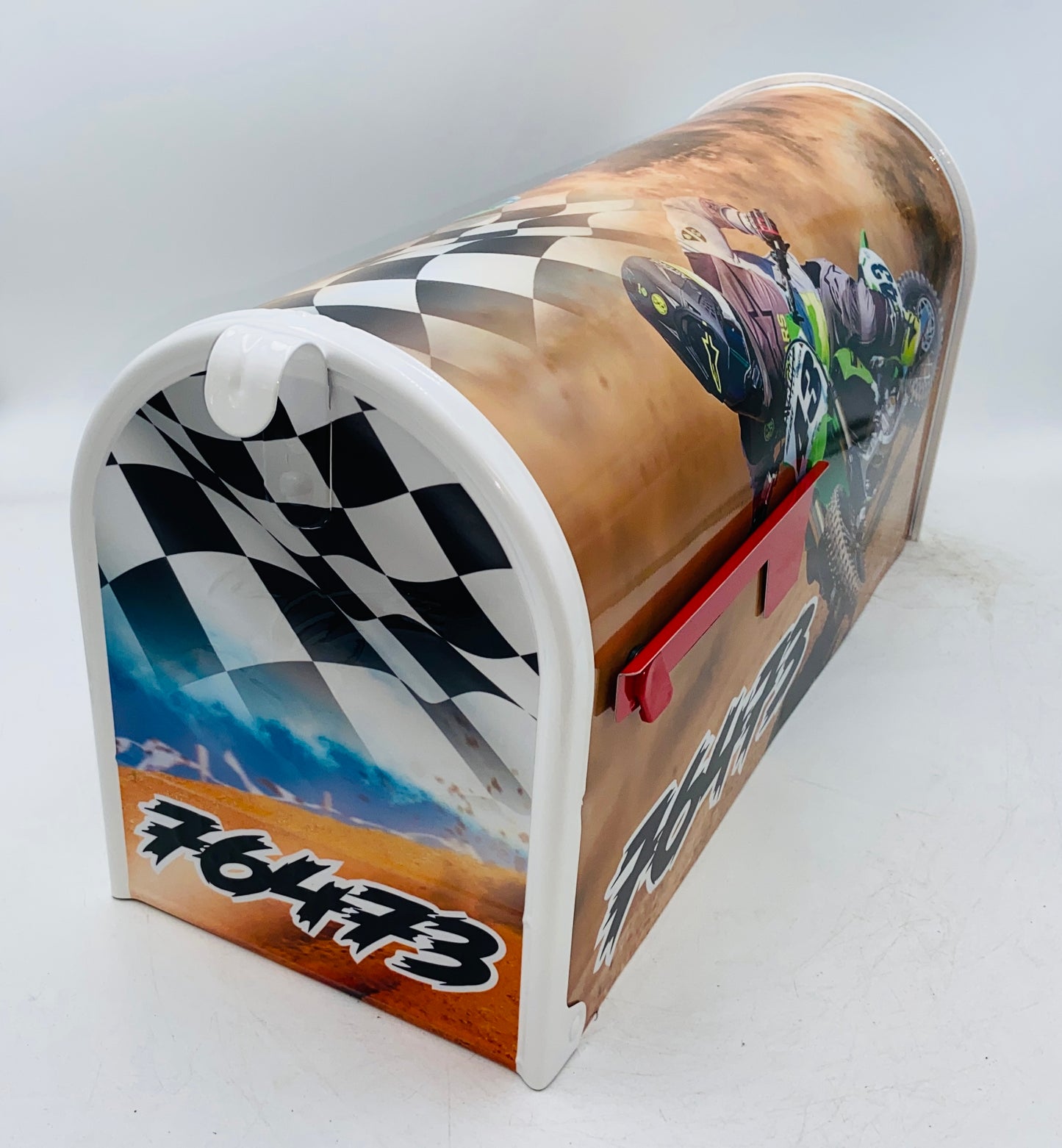 Custom Dirt Bike Mailbox: Add excitement to your curb appeal