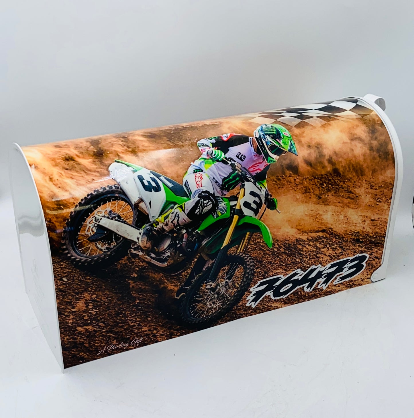 Custom Dirt Bike Mailbox: Add excitement to your curb appeal