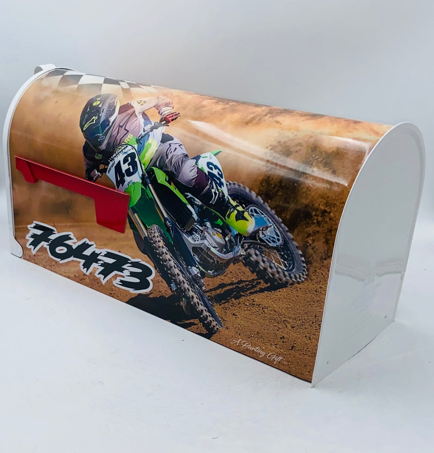 Custom Dirt Bike Mailbox: Add excitement to your curb appeal