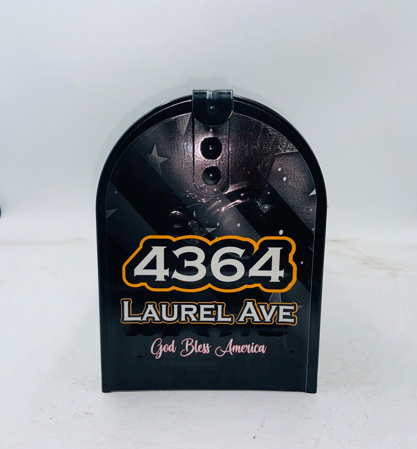 Patriotic Custom mailbox with bald eagle and American Flag: Christmas Gift