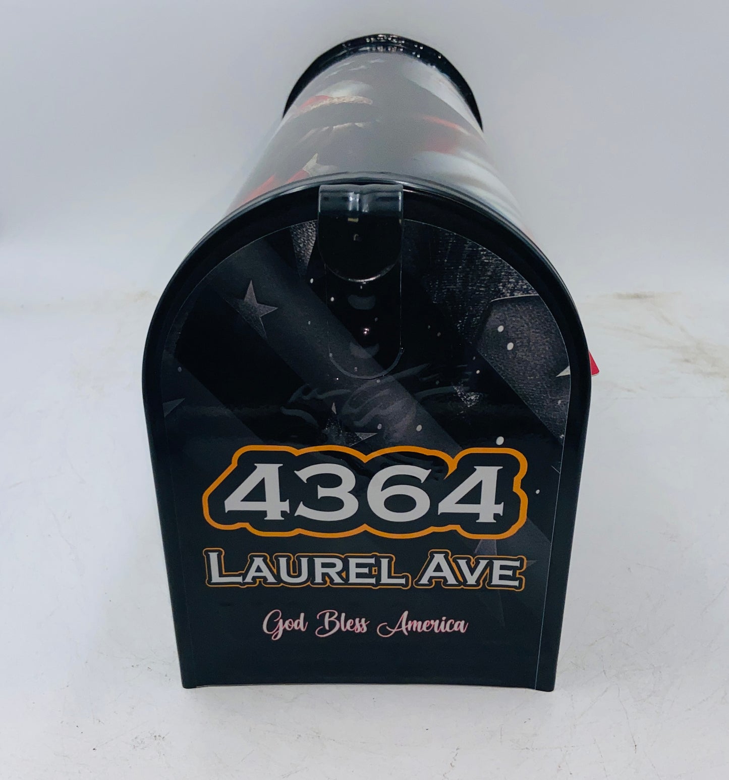 American Flag Custom Mailbox; Patriotic Gift Idea