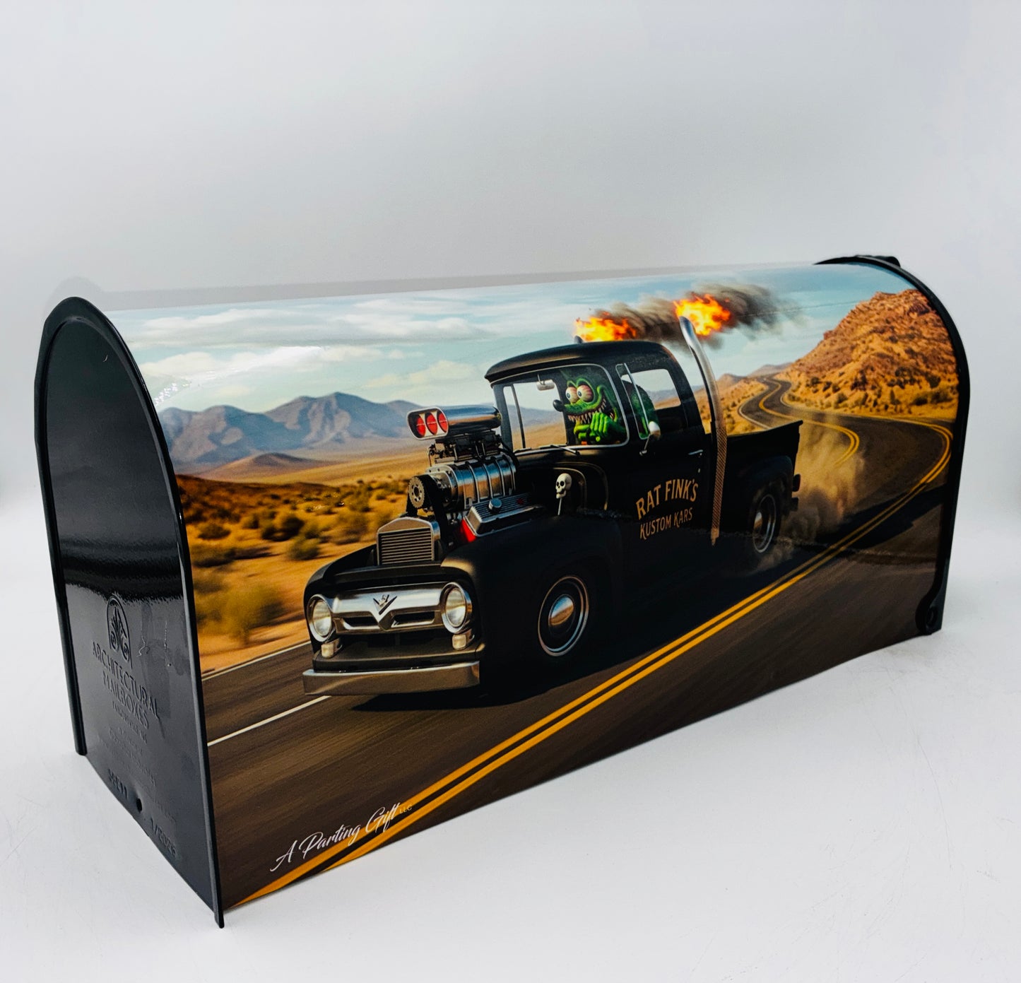 Ratfink Hotrod Mailbox Gifts for Fathers Day, Custom Gift for Mom and Dad