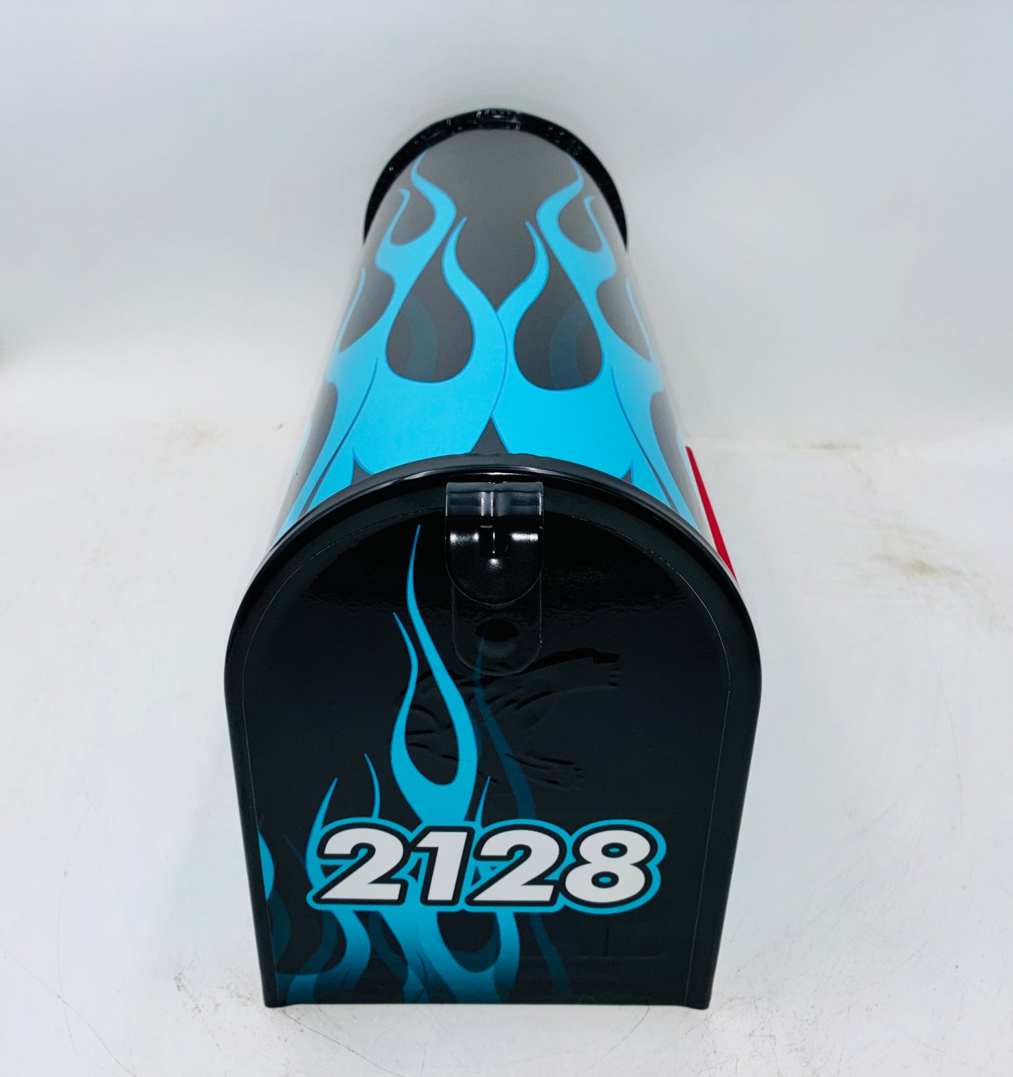 Hot Rod Flame Job Custom Mailbox | Personalized Car Enthusiast Gift