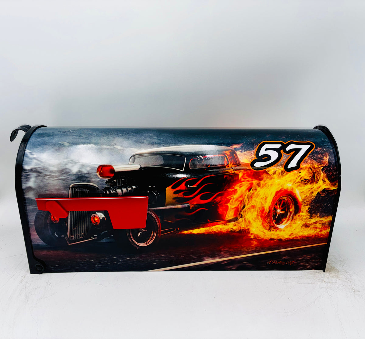 Hot Rod Burnout Custom Mailbox