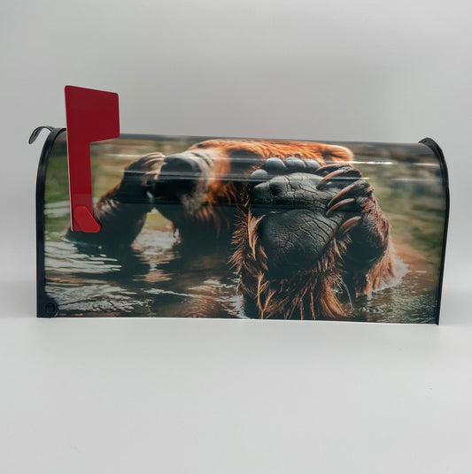 Grizzly Bear custom mailbox, Farmhouse gift for any occasion