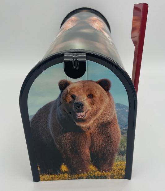 Grizzly Bear custom mailbox, Farmhouse gift for any occasion