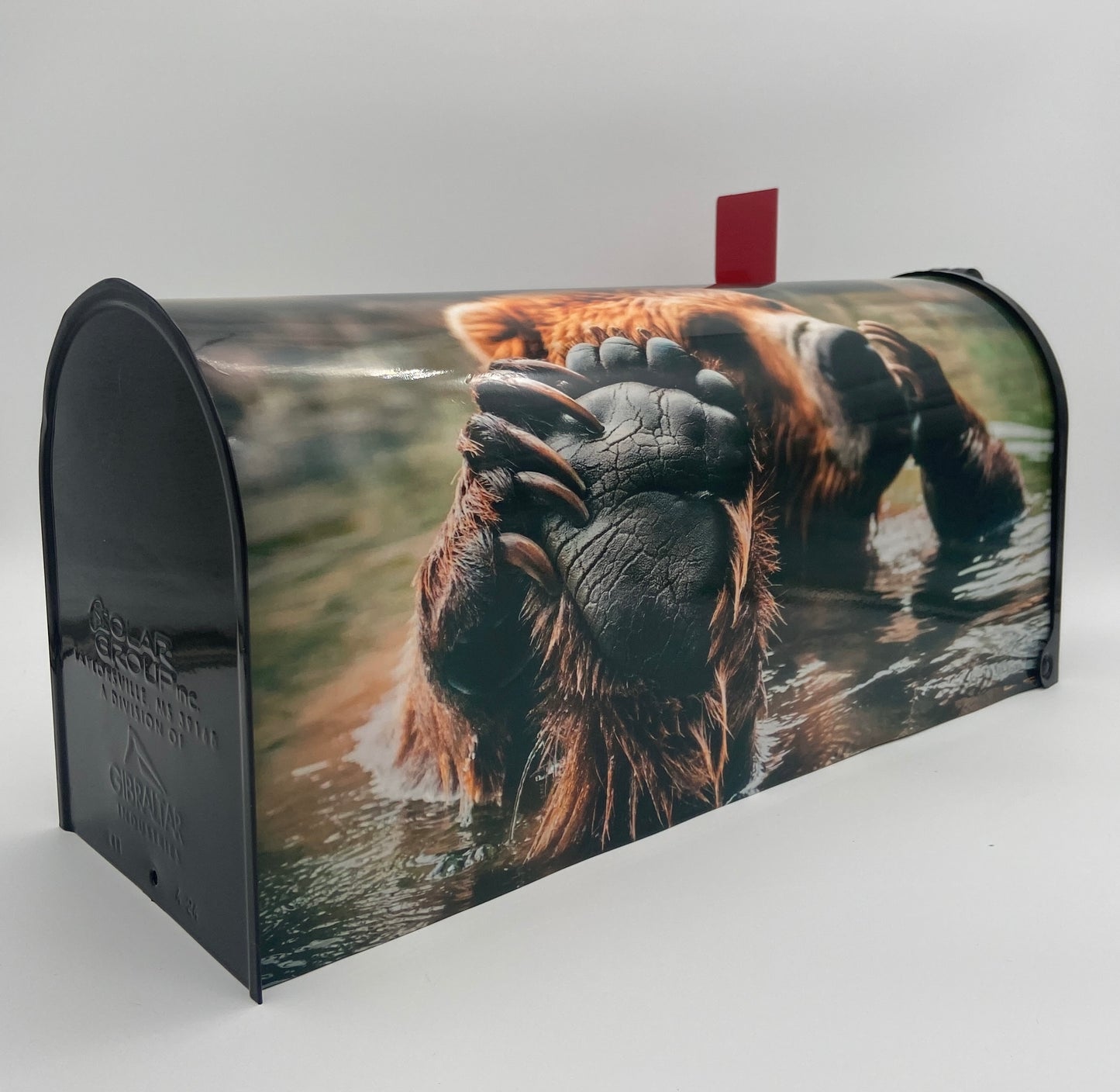 Grizzly Bear custom mailbox, Farmhouse gift for any occasion