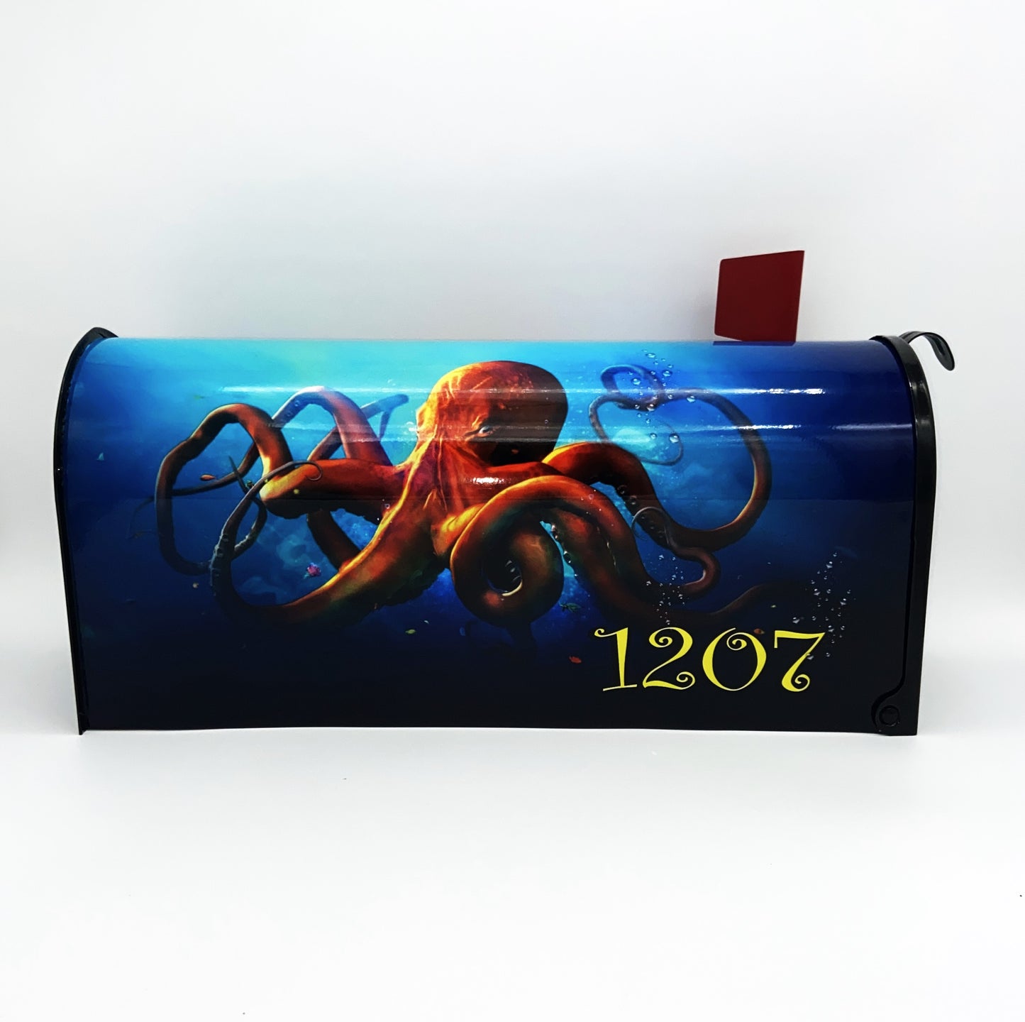 Octopus custom mailbox, Beach design gifts for Mom and Dad
