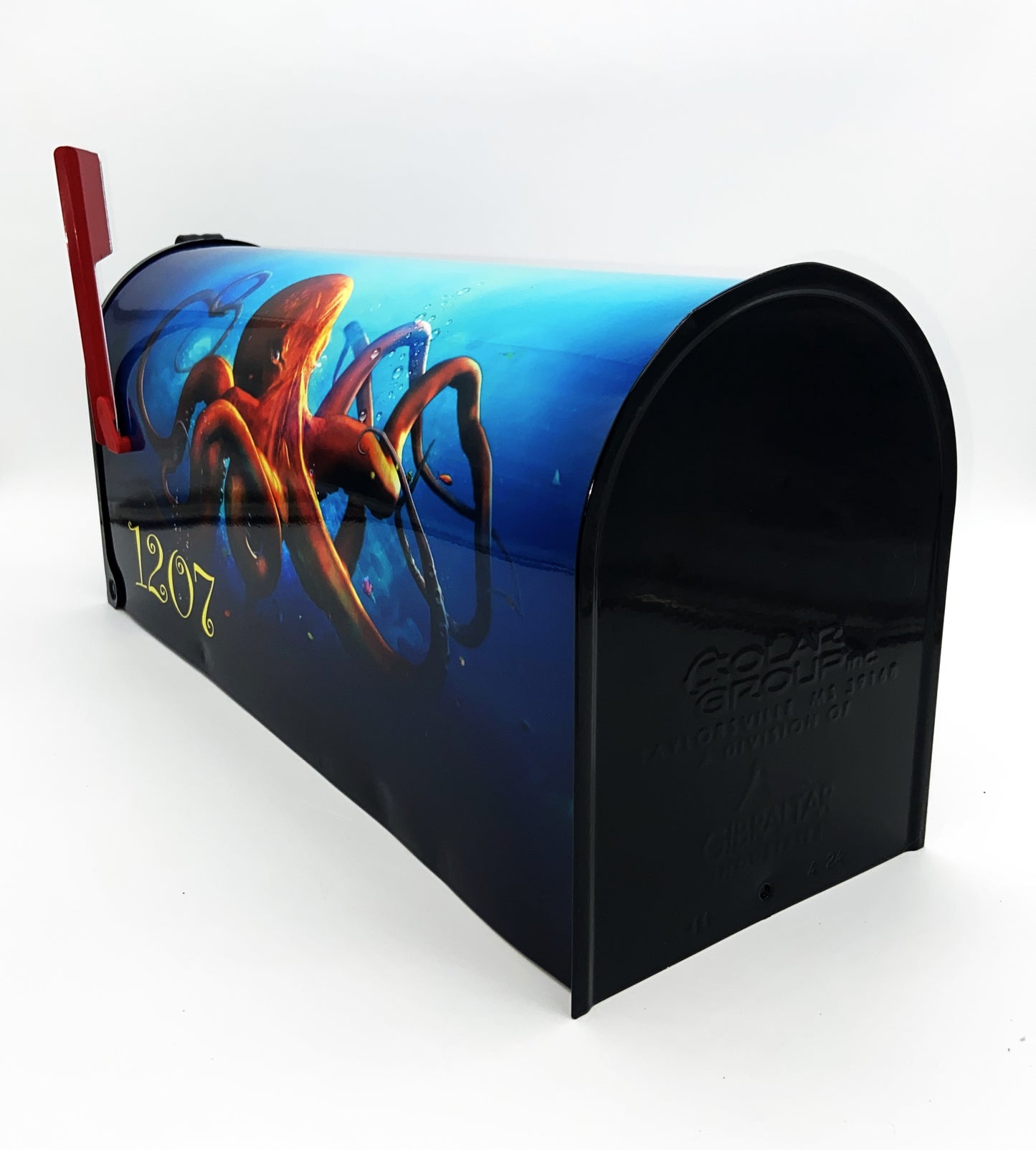 Octopus custom mailbox, Beach design gifts for Mom and Dad