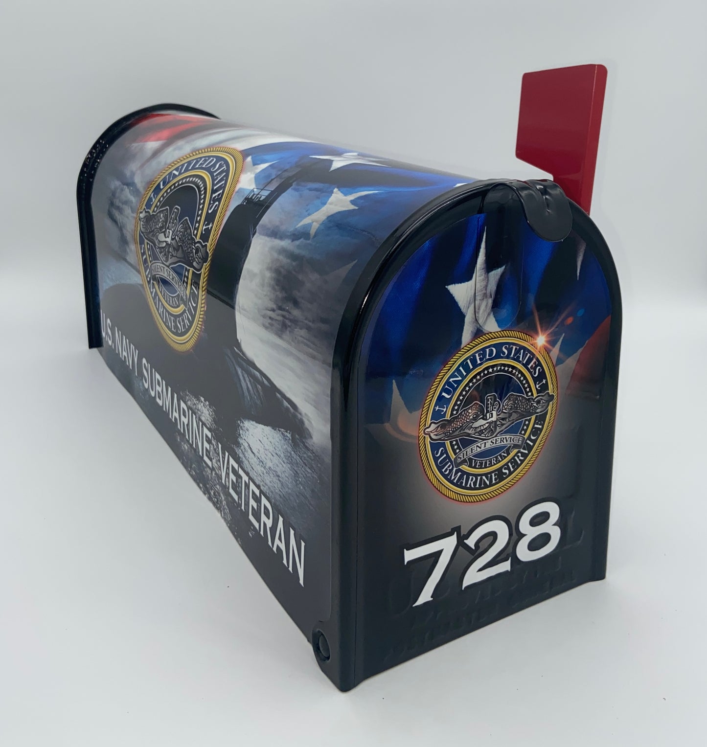 U.S. Navy Submarine Custom Mailbox, Christmas Gift for Dad