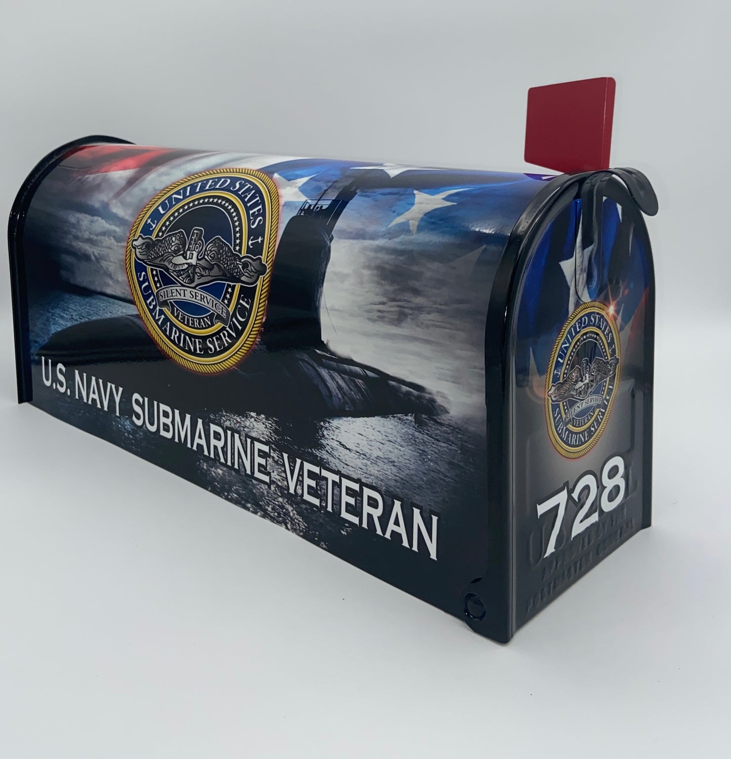 U.S. Navy Submarine Custom Mailbox, Christmas Gift for Dad