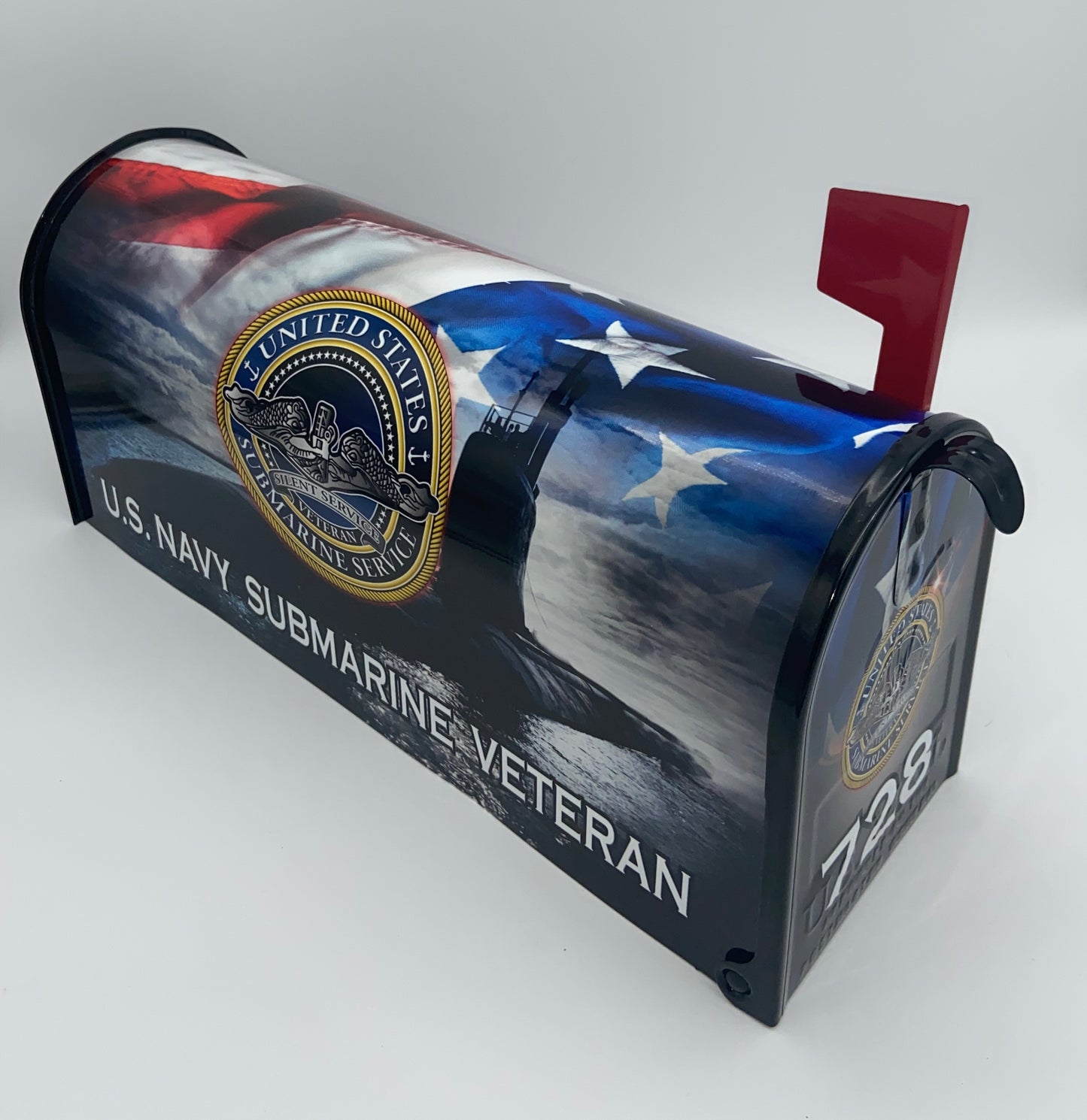U.S. Navy Submarine Custom Mailbox, Christmas Gift for Dad
