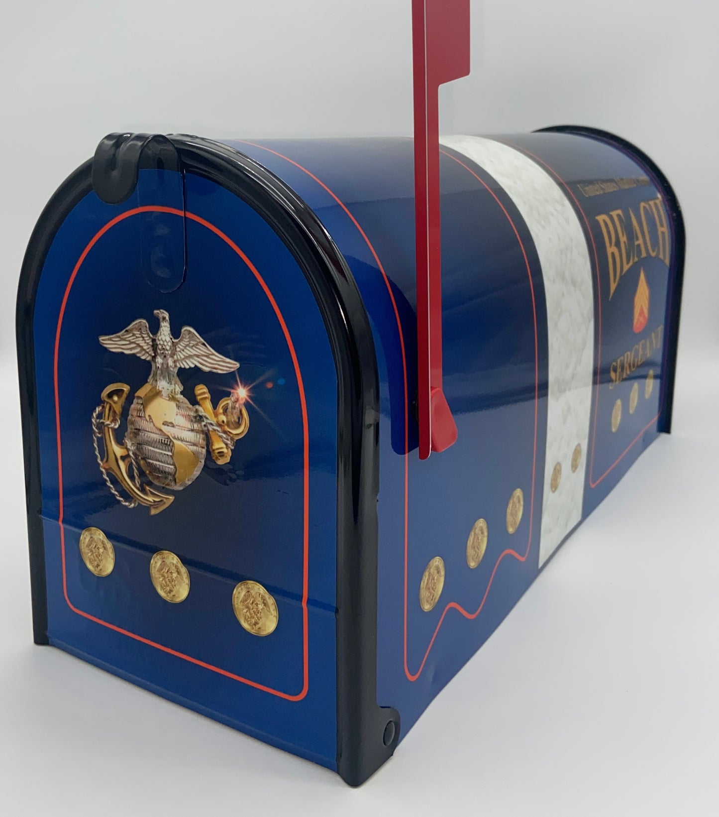 U.S. Marines Custom Mailbox, Patriotic Gift idea for Dad