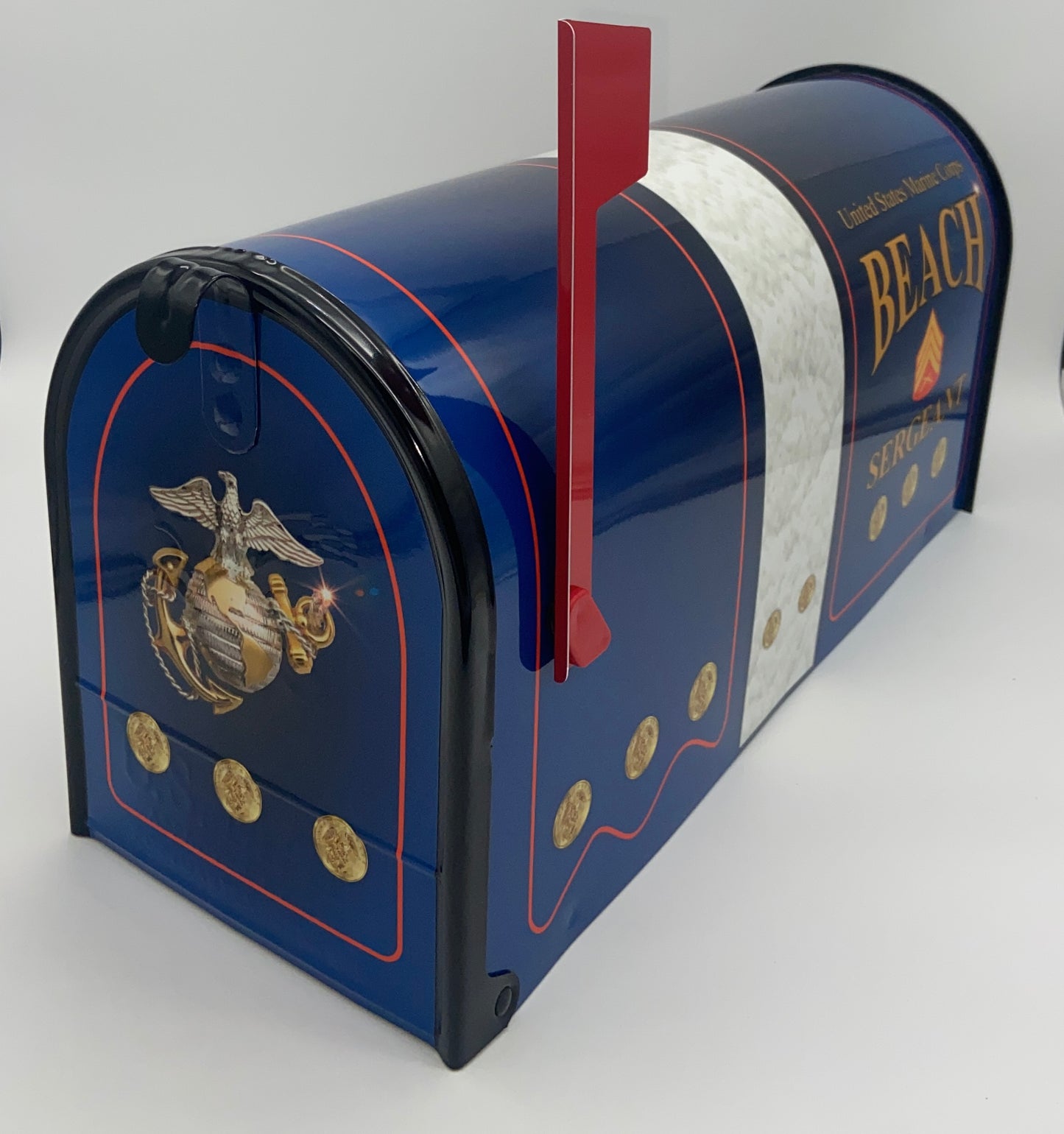 U.S. Marines Custom Mailbox, Patriotic Gift idea for Dad