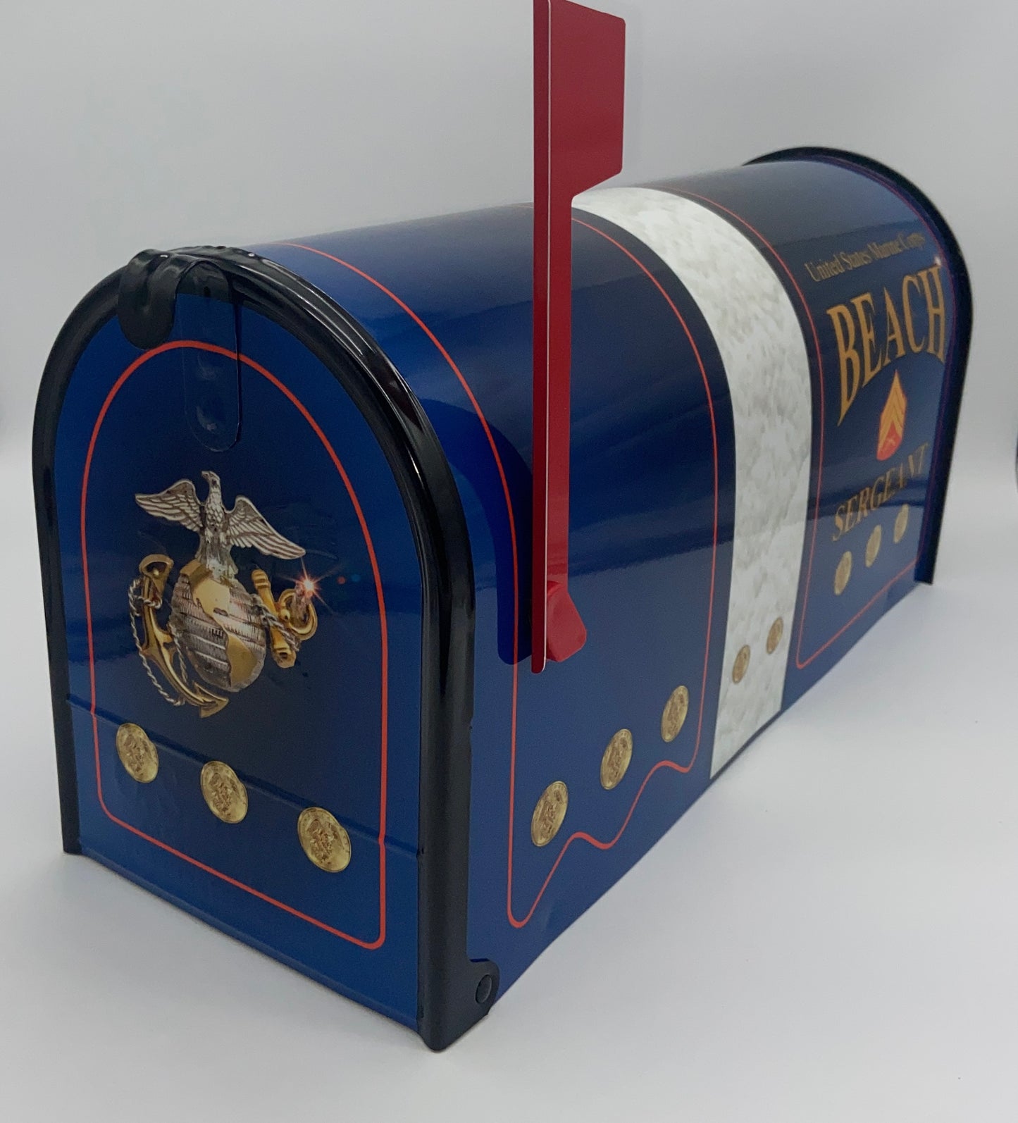 U.S. Marines Custom Mailbox, Patriotic Gift idea for Dad