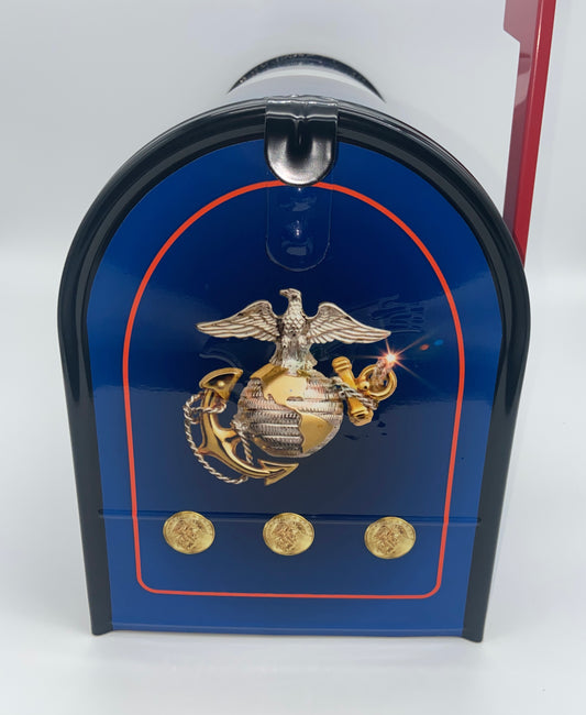 U.S. Marines Custom Mailbox, Patriotic Gift idea for Dad