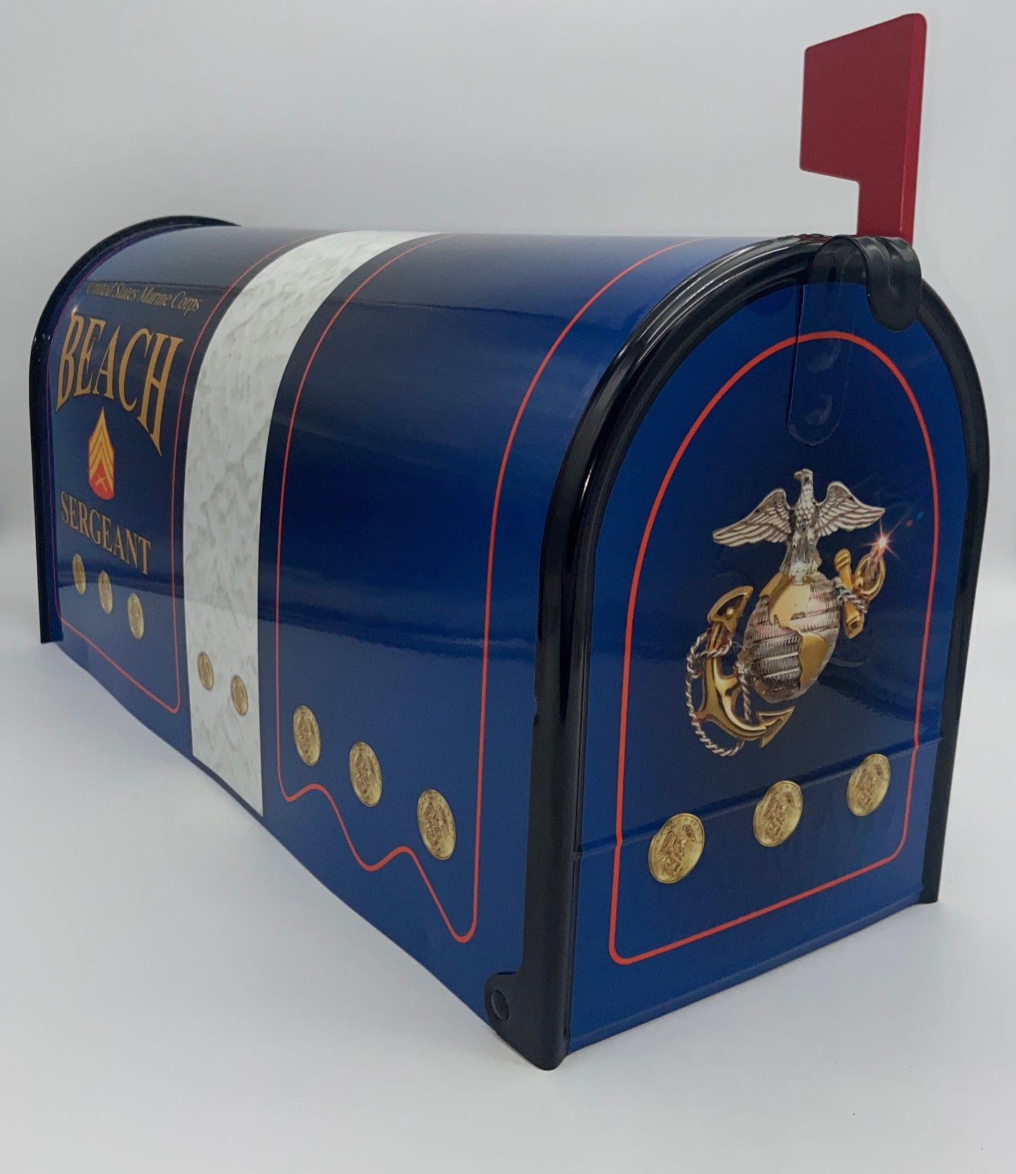 U.S. Marines Custom Mailbox, Patriotic Gift idea for Dad