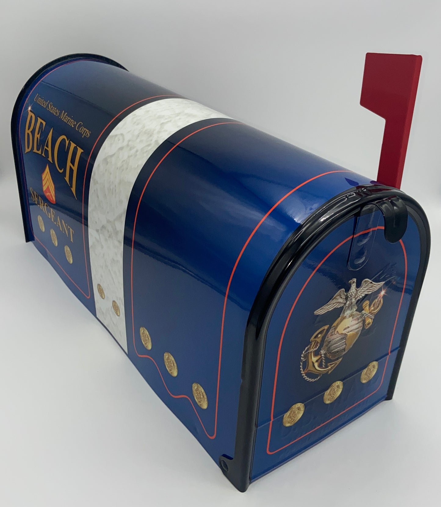 U.S. Marines Custom Mailbox, Patriotic Gift idea for Dad