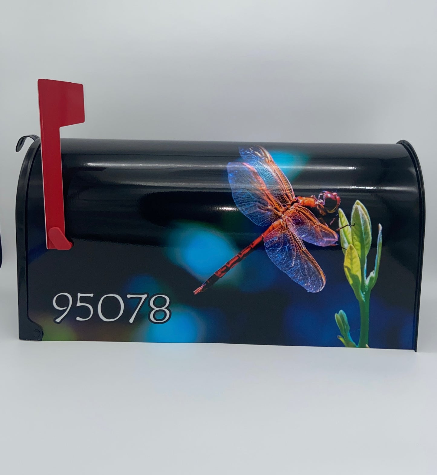 Dragonfly Custom Mailbox, Personalized Gift of Nature