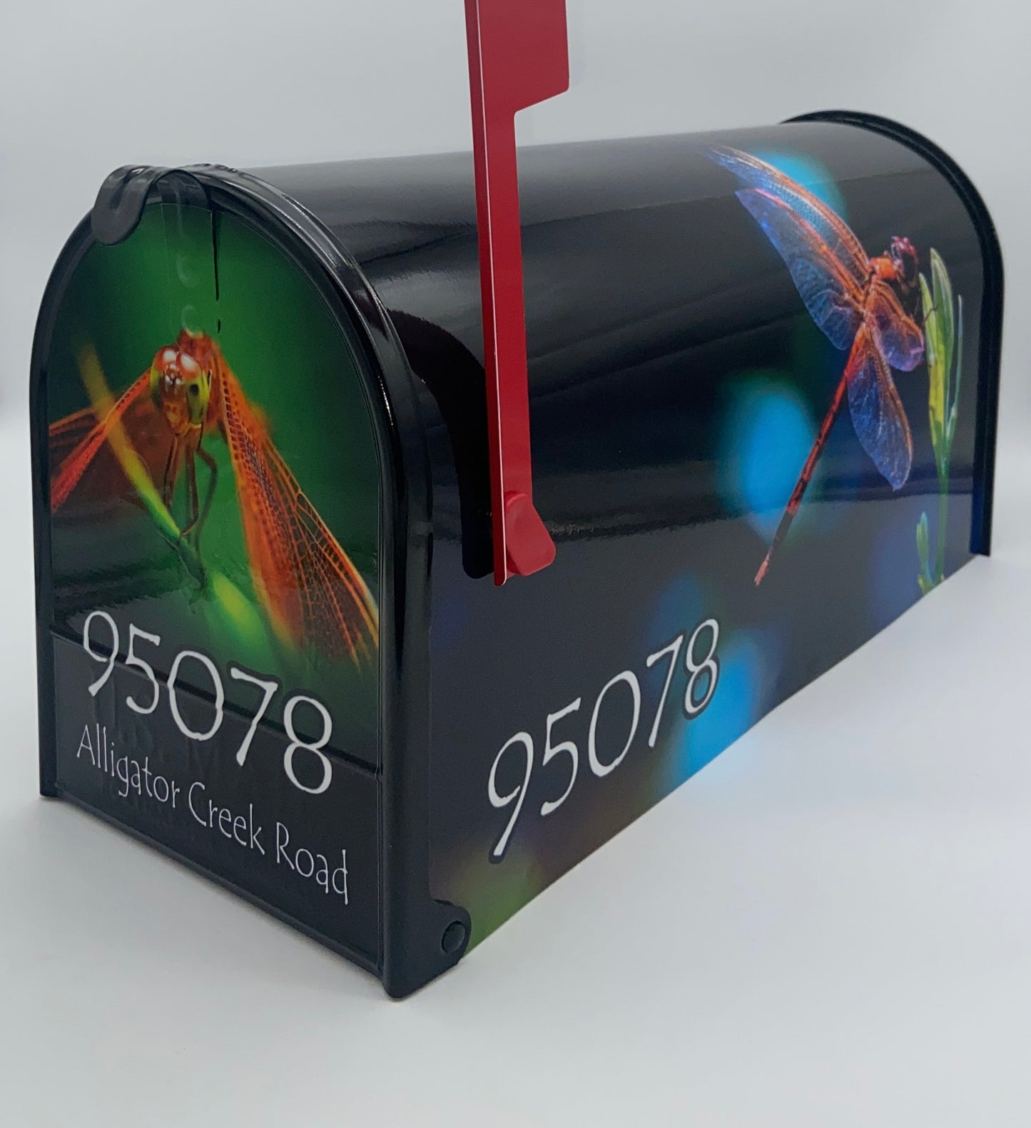Dragonfly Custom Mailbox, Personalized Gift of Nature