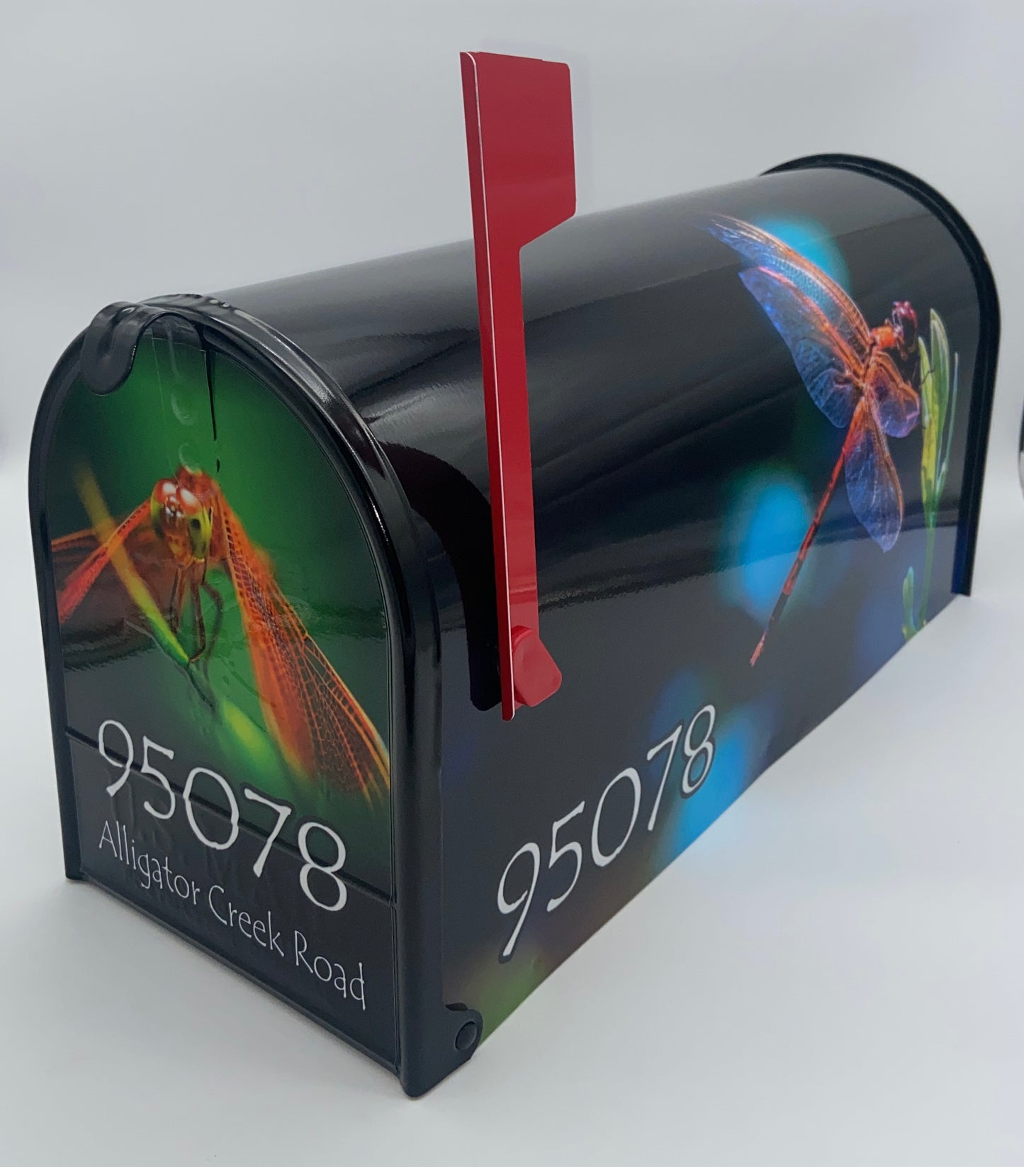 Dragonfly Custom Mailbox, Personalized Gift of Nature