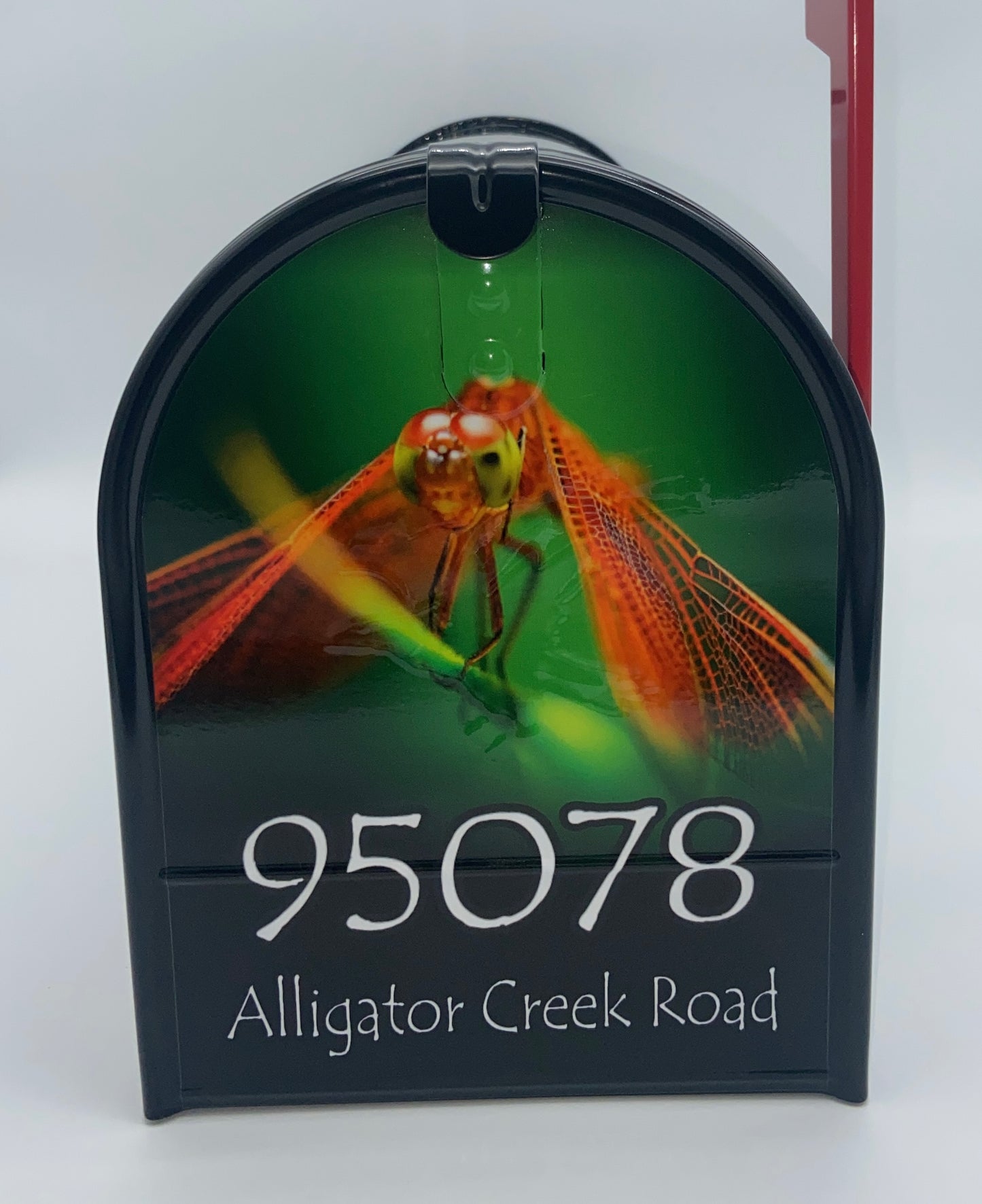 Dragonfly Custom Mailbox, Personalized Gift of Nature