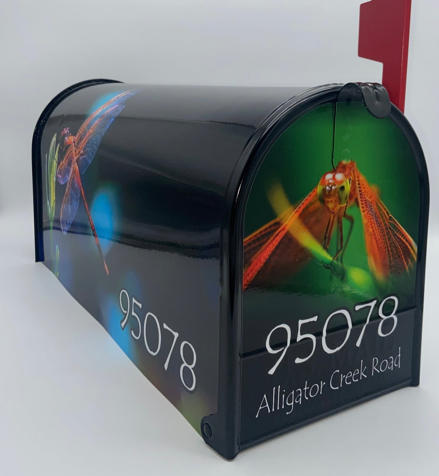 Dragonfly Custom Mailbox, Personalized Gift of Nature