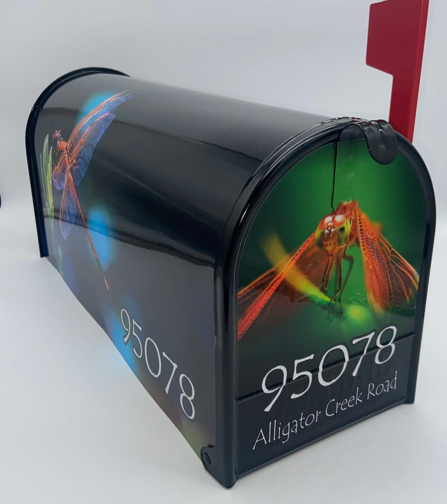 Dragonfly Custom Mailbox, Personalized Gift of Nature